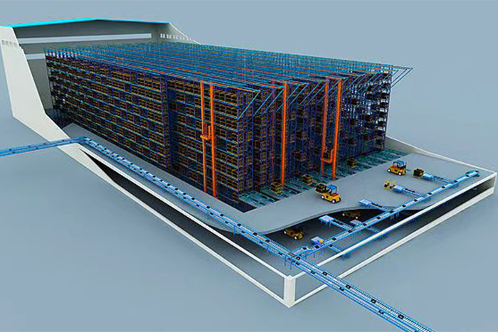 Stereoscopic warehouse